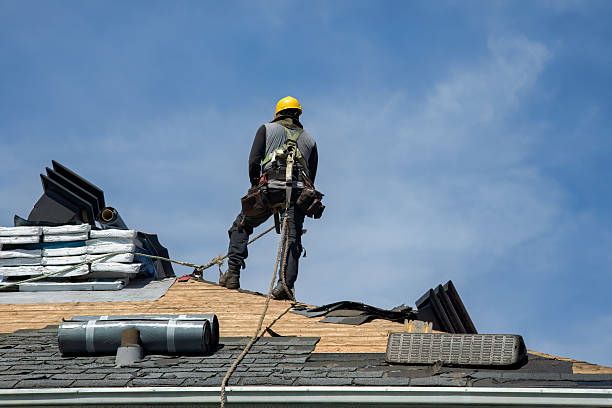 Professional Roofing technician working in Golf, IL